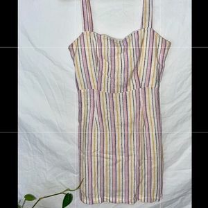Colorful Striped Dress Size S